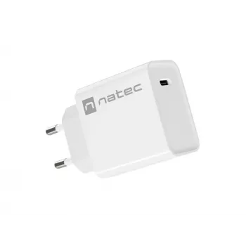 Wewnętrzna szybka ładowarka USB-C NATEC RIBERA 12V 20W Quick Charge 3.0 biała