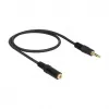 Przewód audio 3,5 mm M-F DeLOCK 83762 0,5 m czarny