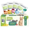 Mokra karma dla kota animal island Everyday — Wołowina, kurczak, indyk i filety z białej ryby w bulionie, 40 saszetek x 85 g