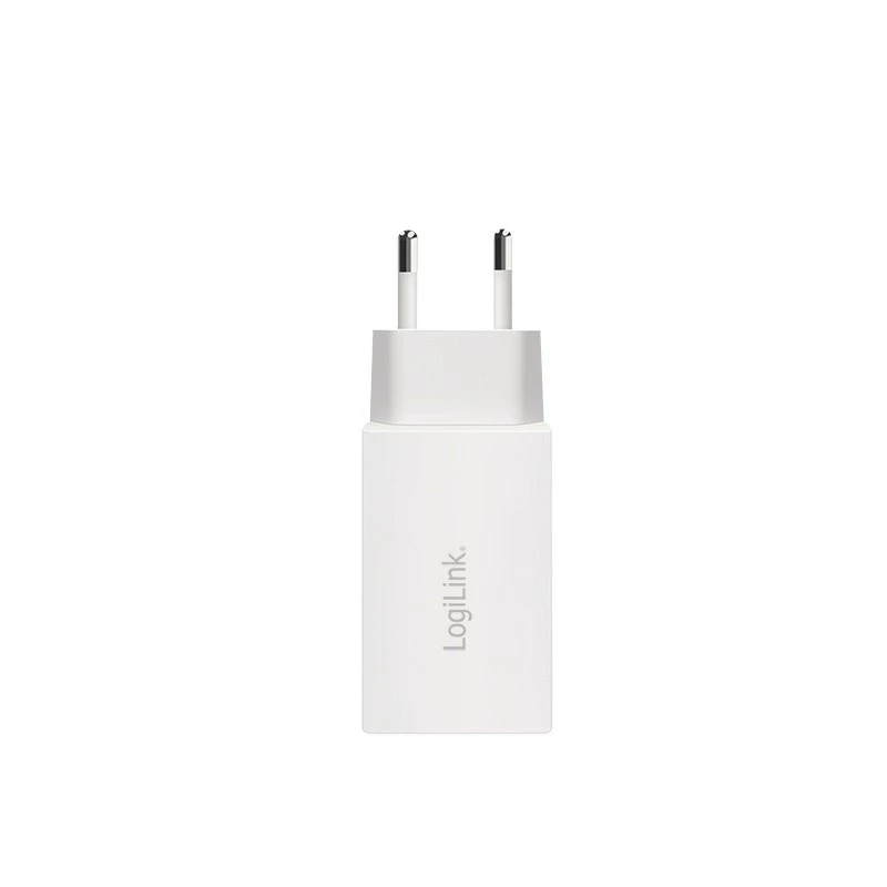 Adapter podwójny USB 65W, 2xUSB-C, biały