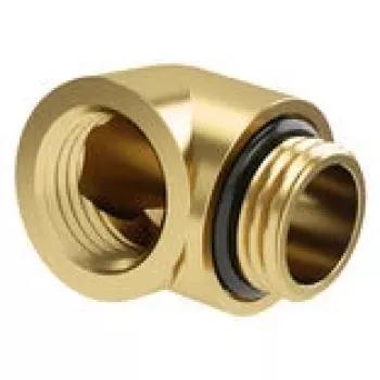 Barrow Adapter 90° G1/4 Męski na G1/4 Żeński TDWT90-B01 GO Złoty