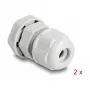 DeLOCK EX kabel Gland M12 szary 2 sztuki Poliamid
