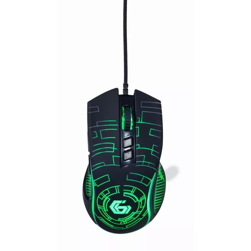 Mysz Gembird MUSG-RGB-01 dla praworęcznych USB Type-A 3600 DPI