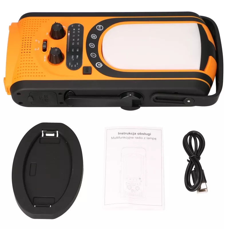 Extralink Power Ranger EPS-6000 | Powerbank | 6000mAh, radio FM, lampka LED, dynamo, panel słoneczny