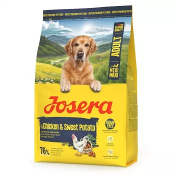 Sucha karma dla psa JOSERA kurczak dla dorosłych kotów & Sweet Potato 3 kg — dorosłe psy, przepis z kurczakiem