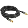 Przewód koncentryczny DeLOCK 88924 IEC RG-6/U 3 m Czarny