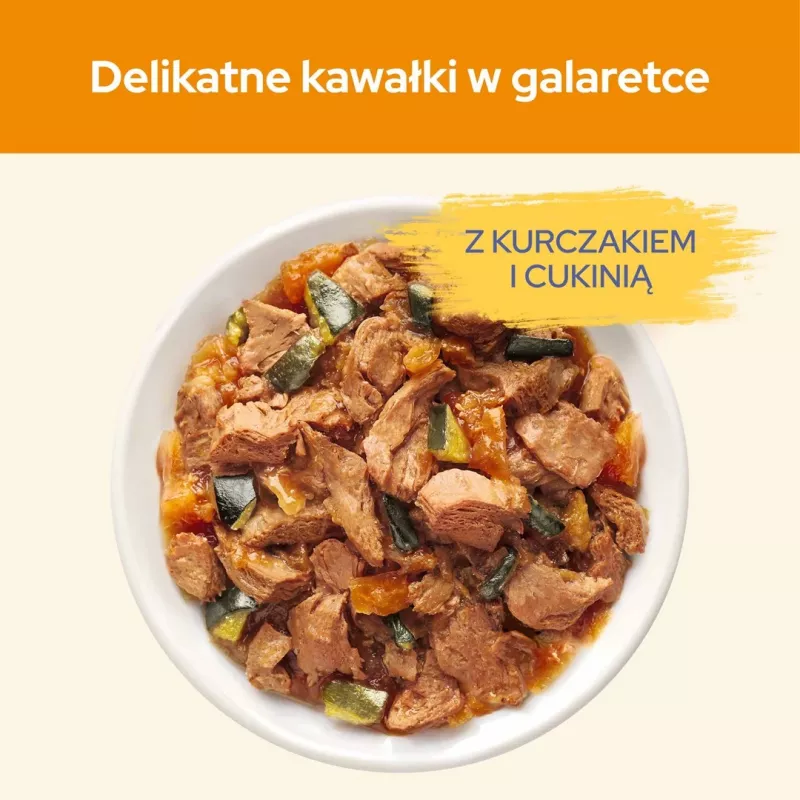 Mokra karma dla kota Purina Nestlé Adult 1+ 10×85 g — kurczak, 11,5% białka, 82% wilgotności