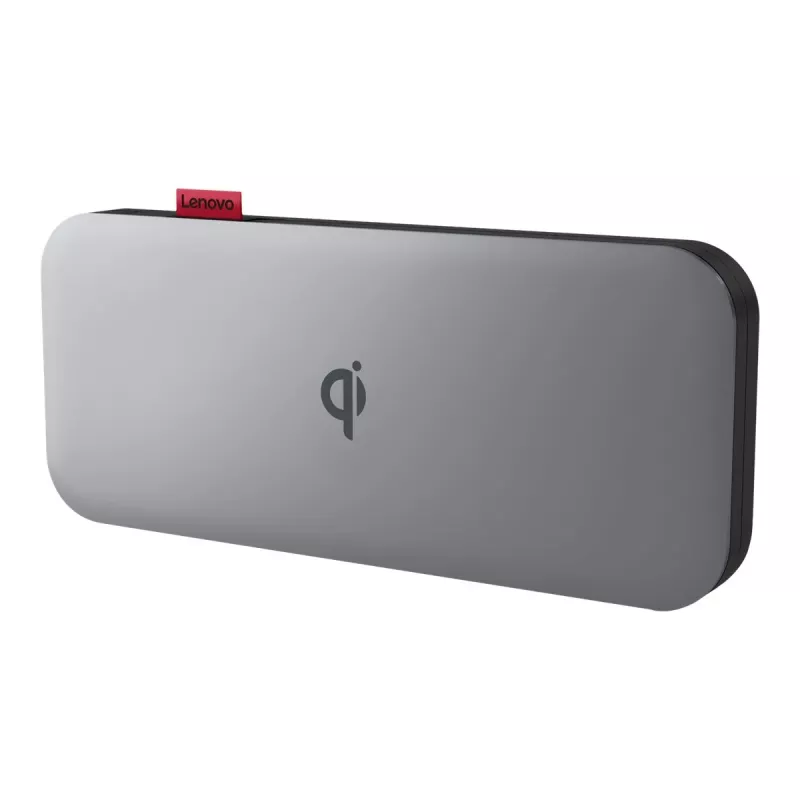 Lenovo 40ALLG1WWW powerbank litowo-jonowy 10000 mAh ładowanie bezprzewodowe czarny
