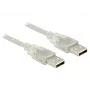 Kabel USB DeLOCK 83889 USB 2.0 2 m Przezroczysty