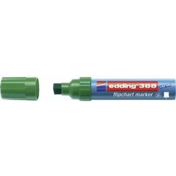 Marker do flipchartu Edding 388 pojedyncza końcówka kulka/dłuto 4–12 mm, zielony, 1 szt.