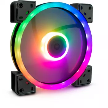INTER-TECH Argus RGB-Fan Set RS-14 140mm ARGB 3-Pack Czarny