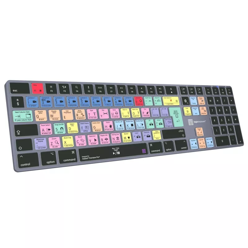 Logickeyboard LKB-PPROCC-TM-UK Klawiatura biurowa Bluetooth QWERTY angielska pełnowymiarowa