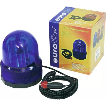 EUROLITE police light COL-1221 — 12 V, 21 W, niebieski sygnalizator obrotowy
