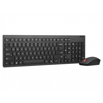 Bezprzewodowa klawiatura i mysz Lenovo, czarna