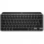 Logitech Master Series MX Keys Mini dla Mac - Klawiatura - kompaktowa - podświetlana - bezprzewodowa - Bluetooth LE - AZERTY - francuski - kosmiczna szarość (920-012646)
