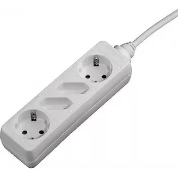 Hama 00121921 listwa przeciwprzepięciowa Biały 4 gniazda AC 230 V 1,4 m