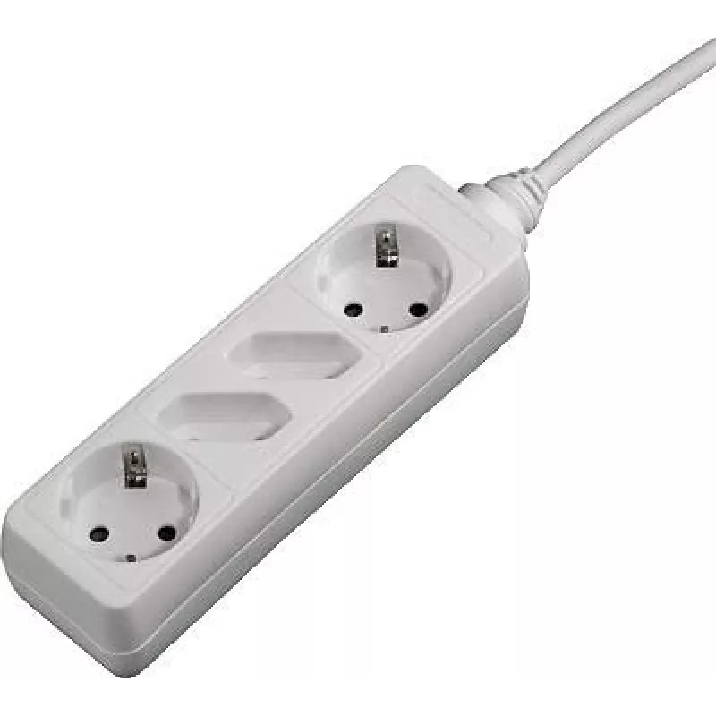 Hama 00121921 listwa przeciwprzepięciowa Biały 4 gniazda AC 230 V 1,4 m