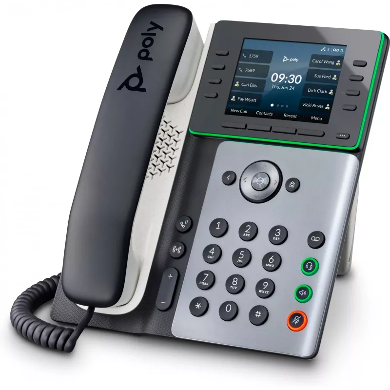 Telefon IP HP Poly Edge E320 i obsługa PoE, IPS, 320 x 240 pikseli, 4:3, HTTPS, ENERGY STAR, EAC, RoHS, Federal Communications Commission (FCC), CE, BSMI