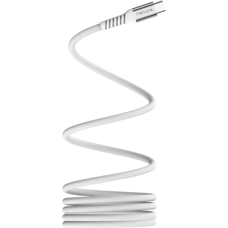 Kabel USB-C do USB-C Nevox 2478 — USB 2.0, 48V 5A, 240W, męski-męski