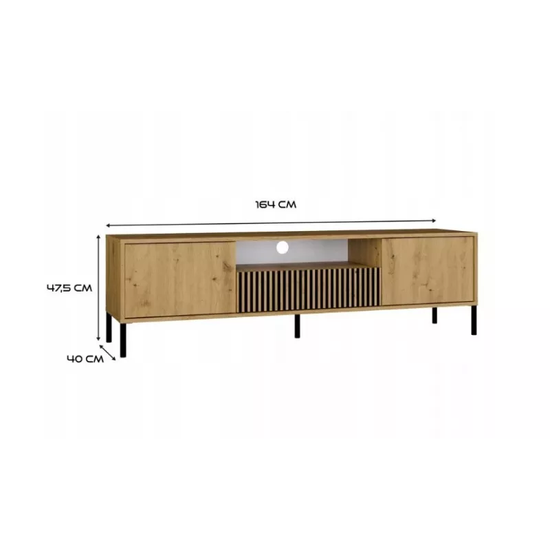 RTV KAMARO 160 cienki/GŁ ARTISAN OAK