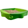 Piaskownica Simba-Dickie BIG 800056733, plastikowa, 1380×1380 mm, z wbudowanymi ławeczkami, zielona