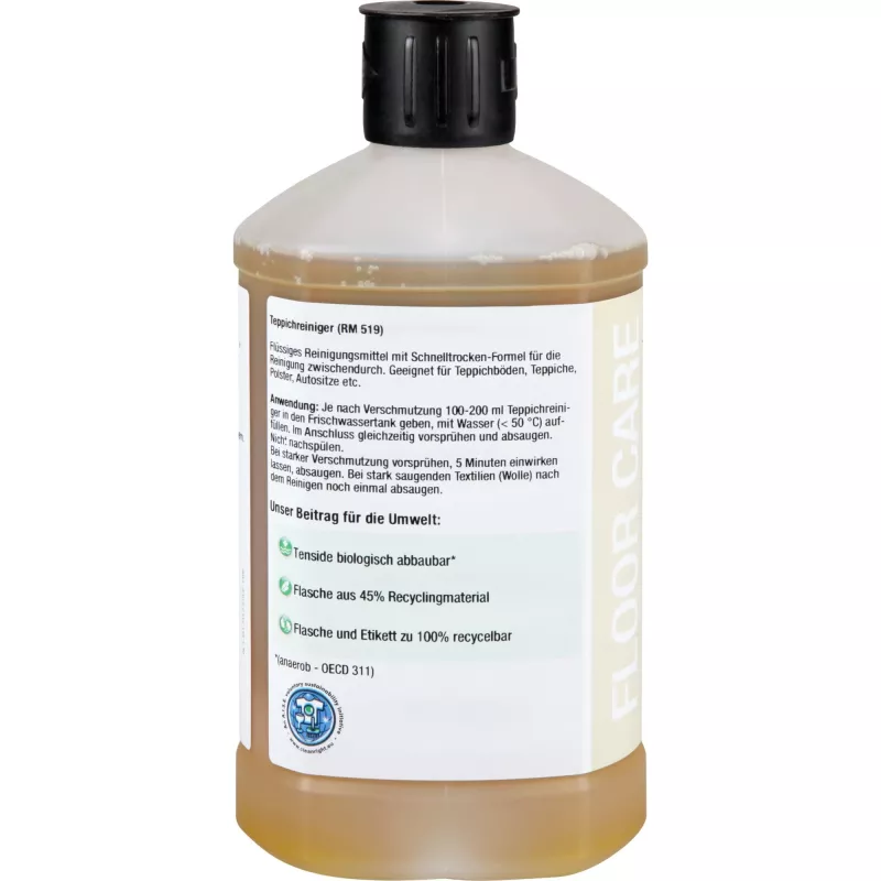 Kärcher RM519 Fast Dry Liquid Carpet Cleaner uniwersalny środek czyszczący 1000 ml