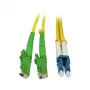 LWL-2-Fiber-Patchk. 20mtr.LSH(E2000APC)-LC - 9/125um - OS2 - G657A2 - AD=3mm - Synergy 21 -