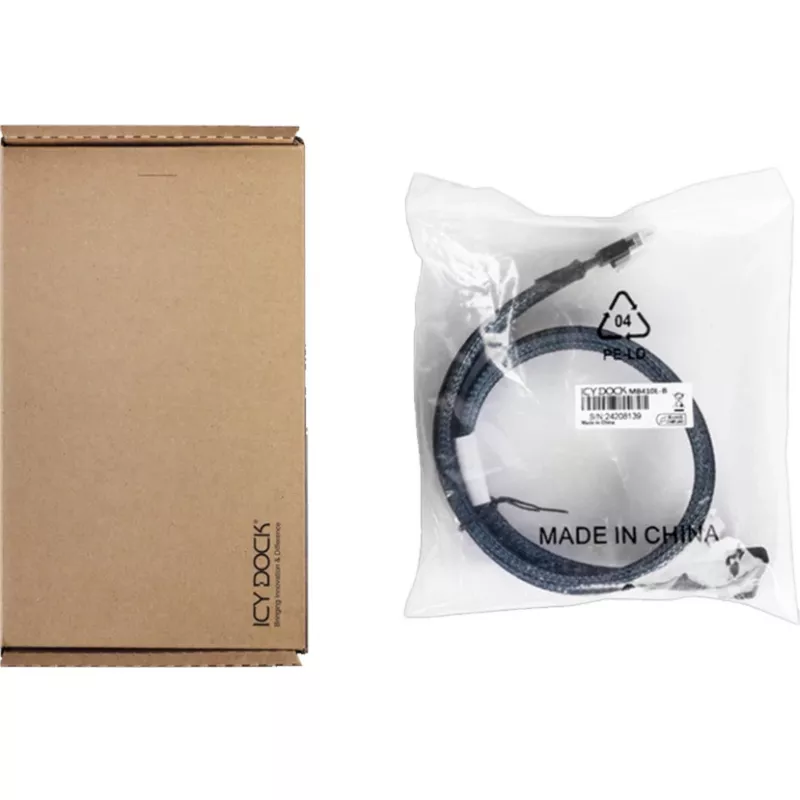 Icy Dock MB410L-B Kabel Serial Attached SCSI (SAS) 0,5 m Czarny