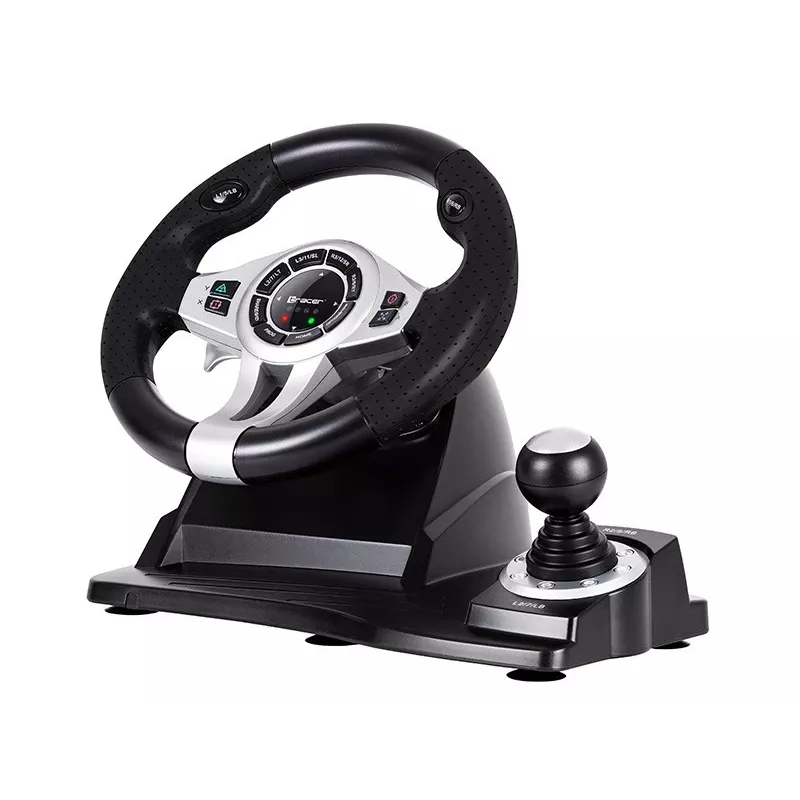 Kontroler Tracer TRAJOY46524 Czarna Kierownica + Pedały PlayStation 4, PlayStation 3