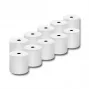 Rolka termiczna Qoltec 51892 80 x 80 | 55g/m2 | 10 szt. | Bez BPA