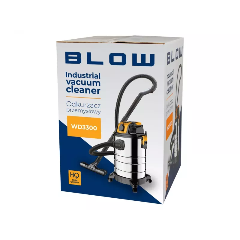 Przemysłowy odkurzacz BLOW WD3300 z gniazdem 230V 2000W
