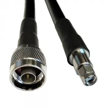 Kabelis LMR-400, 2m, N-male į RP-SMA-male