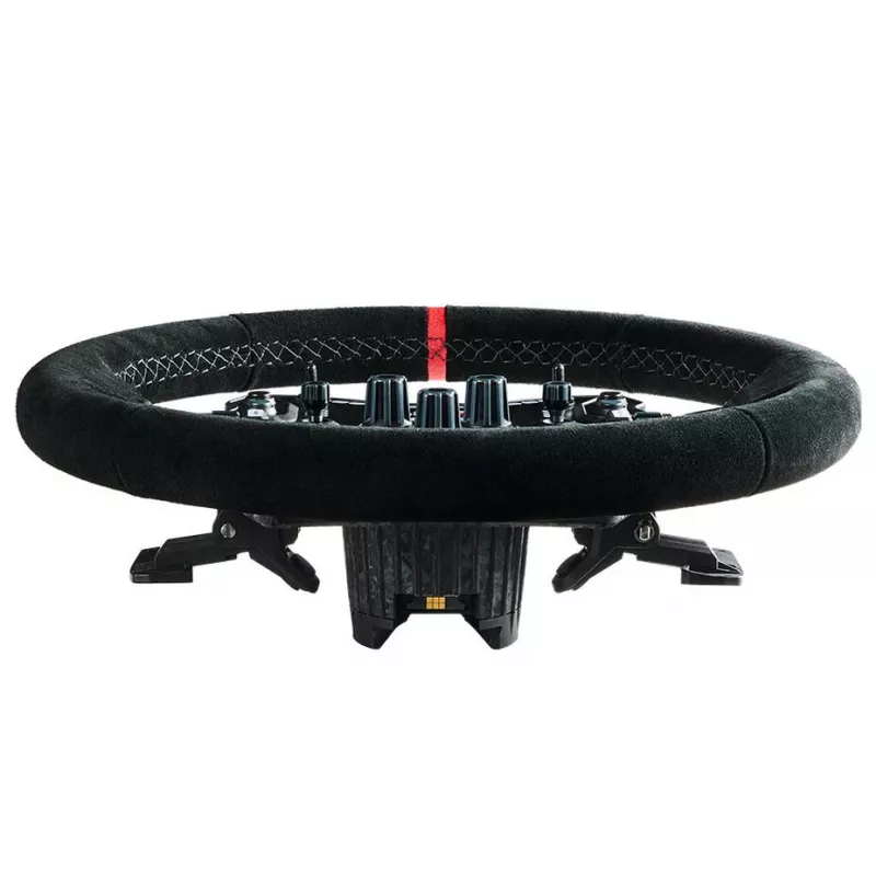 Asetek SimSports Lenkradkranz, wyprofilowany, 340 mm - czarny, zamsz