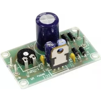 Zestaw PCB regulatora napięcia H-TRONIC dla LM317-T, wyjście 1,2–32 V DC (zestaw bez regulatora)