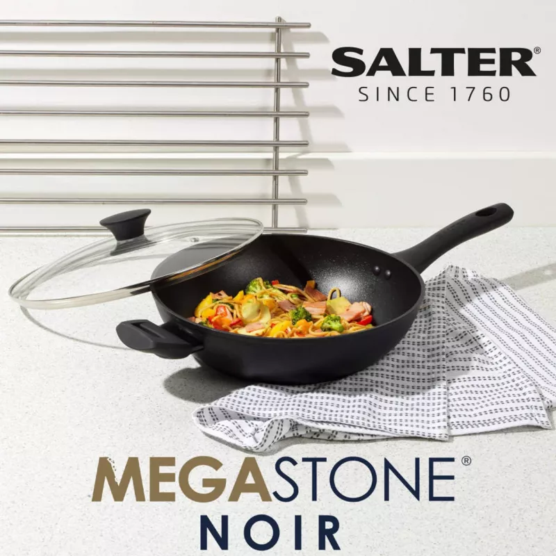 Wok Salter BW09329AR 28 cm Megastone Noir nieprzywierający