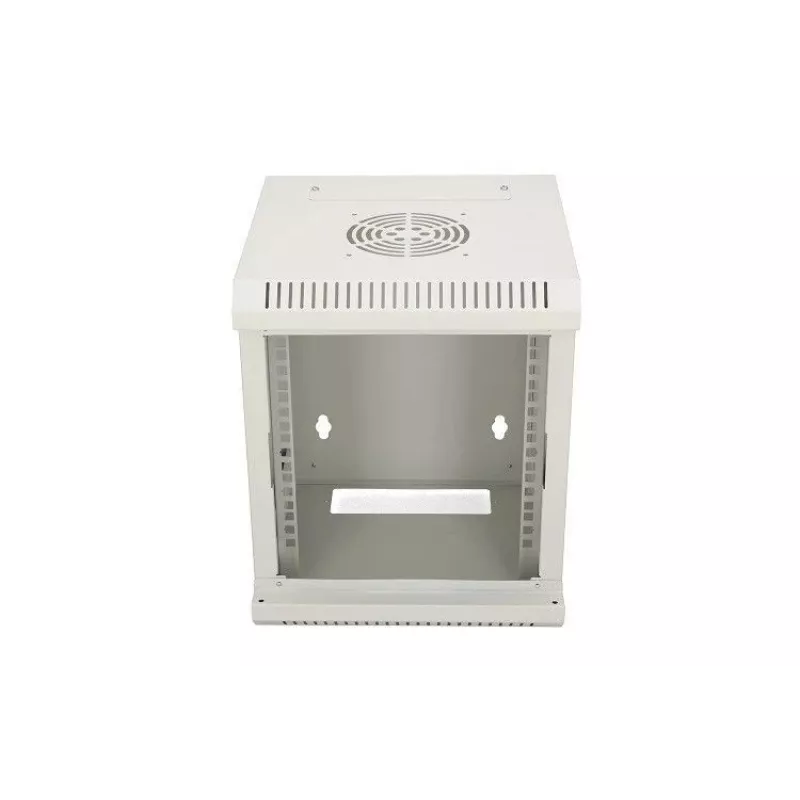Szafa wisząca Extralink Rackmount 6U 10 cali Szara Zamek na klucz Zarządzanie kablami