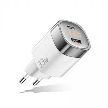 Ładowarka GaN USB Type-C, USB Type-A: 33W, PPS