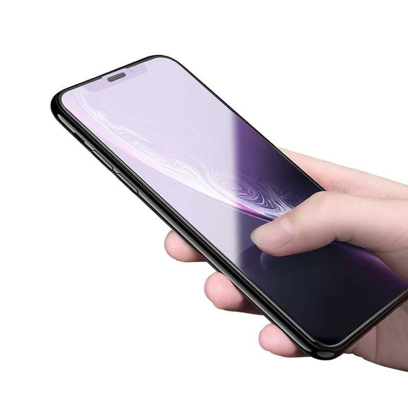 Hartowane szkło ochronne Devia Van Anti-niebieski Ray do iPhone XR 6.1, czarne