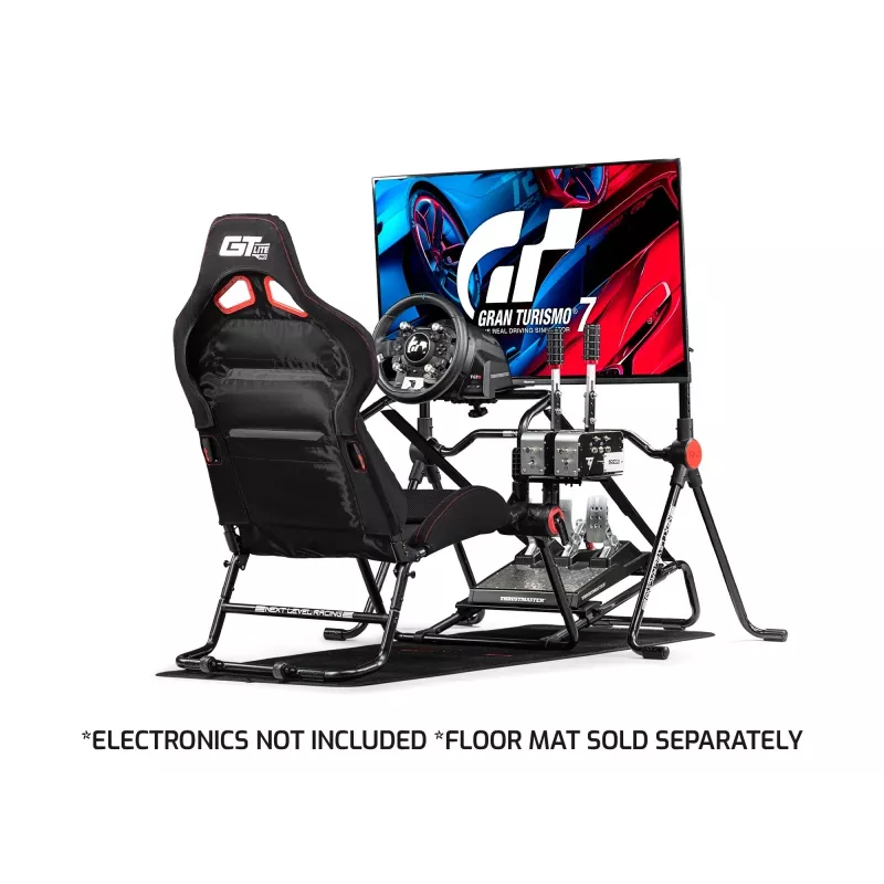 Foldable Cockpit Next Level Racing GT Lite Pro NLR-S031 — kompaktowy składany kokpit wyścigowy z regulowanym fotelem