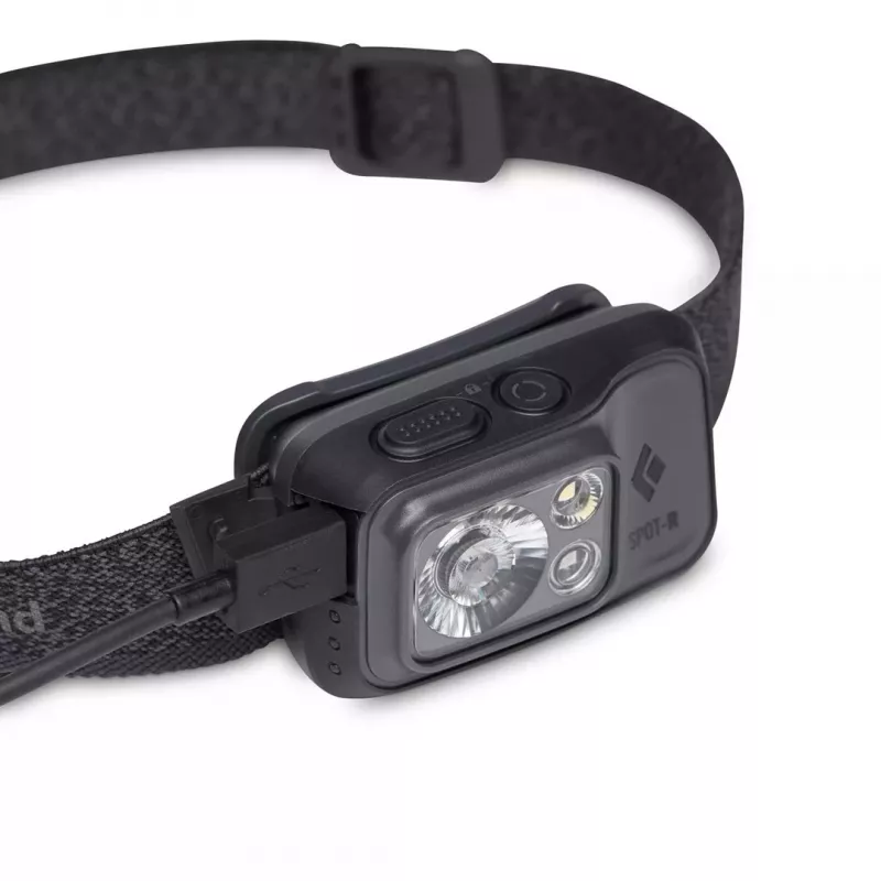Czarny Diamond SPOT 400-R HEADLAMP GRAPHITE czołówka