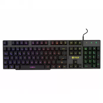Klawiatura gamingowa Incase IKG-446 Regenbogen, RGB, układ niemiecki, detal