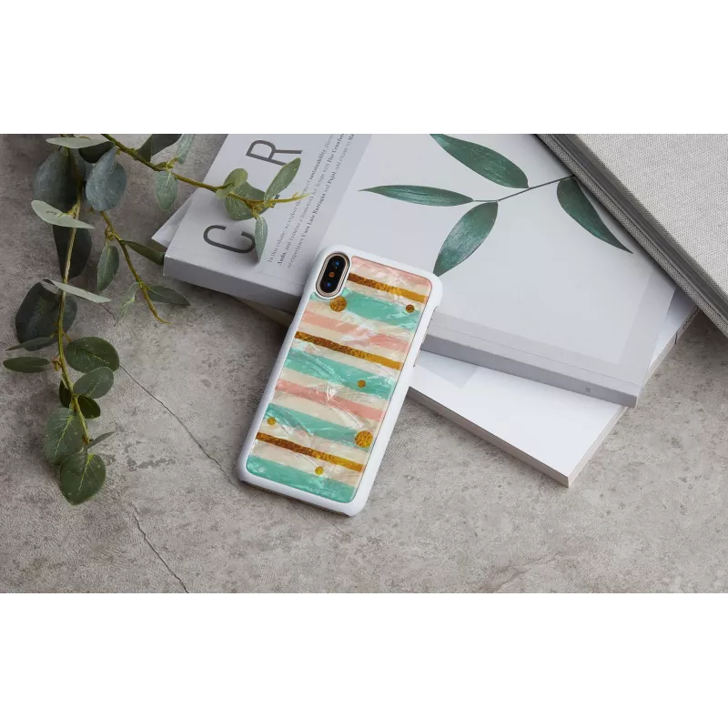 Etui na smartfon iKins do iPhone XS / iPhone XS Max — pop mint Czarny