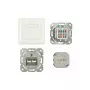 Synergy 21 S216358 - 2 x RJ-45 - 6a - Biały - 80 mm - 80 mm - 5,6 cm