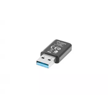 Bezprzewodowa karta sieciowa USB LANBERG NC-1200-WI, WLAN USB 2.0, 2x anteny wewnętrzne 2 dBi, do 5000 Mbit/s