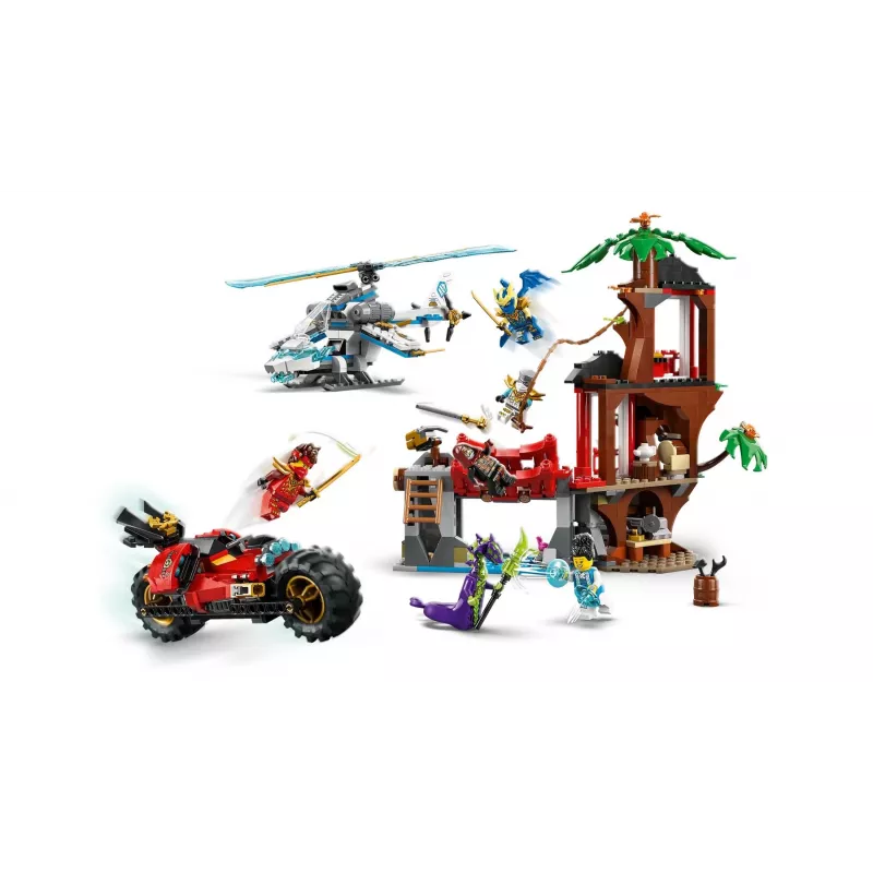 LEGO NINJAGO 71857 Bitwa w Domku na Drzewie z Pojazdami Ninja