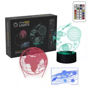 Manta SNL118RGB RGB dekoracyjna lampa LED 3D