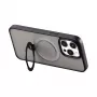 Ochronne magnetyczne etui na telefon Joyroom JR-BP004 do iPhone 15 Pro Max, czarne, kompatybilne z MagSafe, ochrona od krawędzi do krawędzi