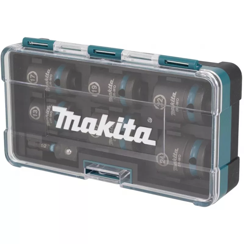 Makita E-16592 zestaw nasadek udarowych Czarny, Turkusowy