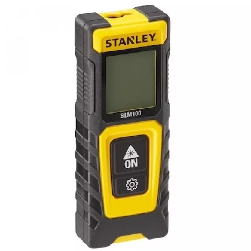 Dalmierz STANLEY SLM100 — zasięg lasera 30 m, kompaktowe ręczne narzędzie pomiarowe