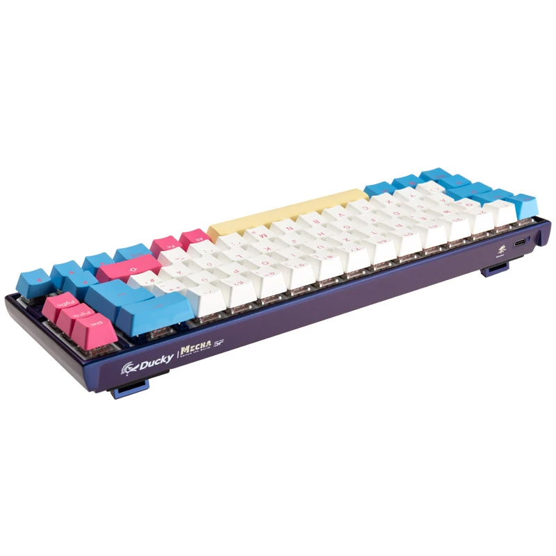 Klawiatura mechaniczna Ducky Mecha SF Limited Dawn Edition — układ 65%, RGB LED, przełączniki Cherry MX czerwony